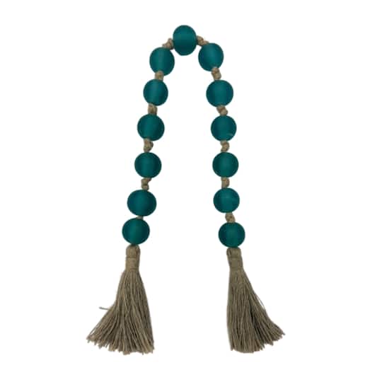32" Glass Bead & Tassel Garland by Ashland®